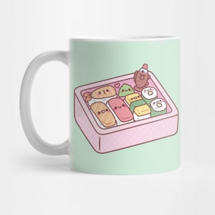 Kawaii Japanese Bento Box Sushi Mug